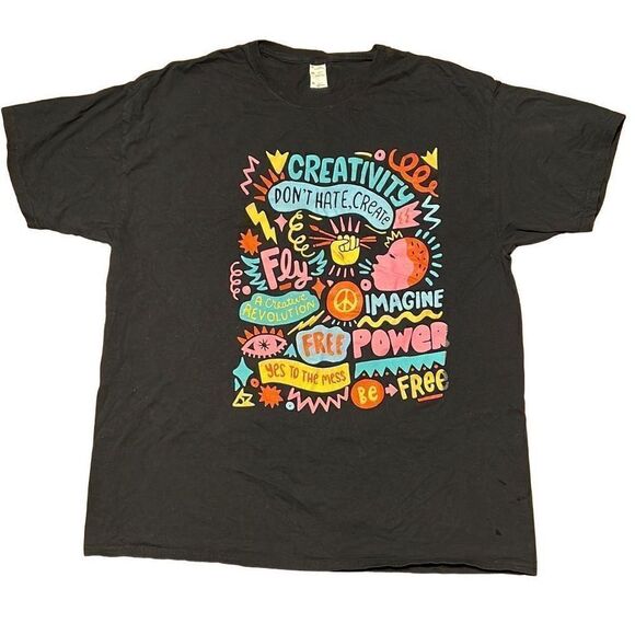 Creativity t-shirt 100% cotton unisex - Picture 1 of 6